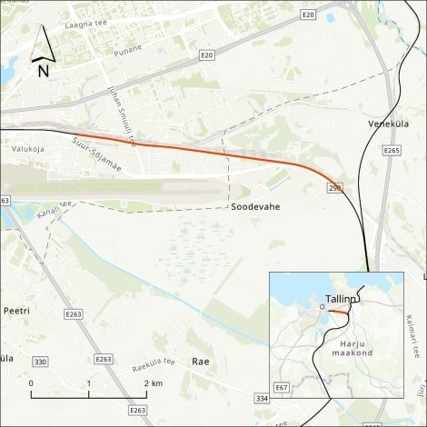 The construction tender for the second section of the Rail Baltica mainline in Estonia was announced